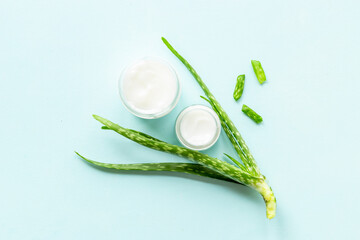 Herbal skin care products with aloe vera plant