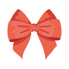 red gift bow
