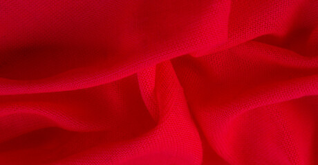 Red cloth. abstract background of luxury fabric or liquid silk t