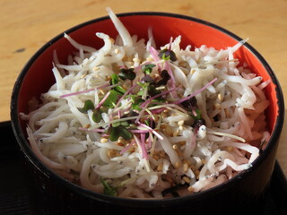 美味しそうなしらす丼