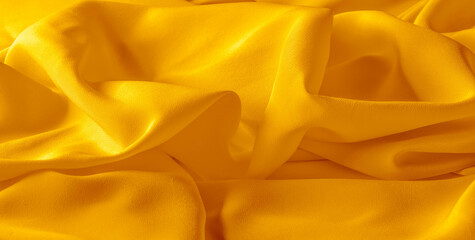 Picture Texture background yellow jaundiced xanthous silk fabric