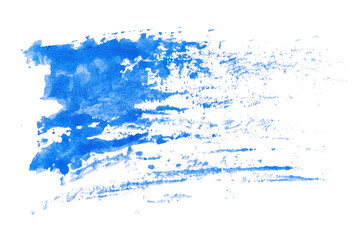 abstract acrylic watercolor paint brush stroke texture isolated on white background for logo and banner. design, creative, and illustration.