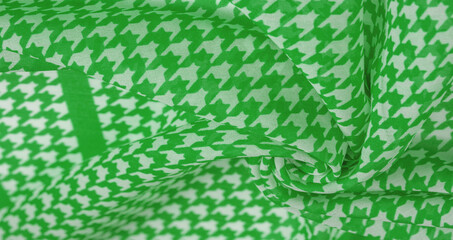 Texture, background, pattern, silk fabric, the brightness of green color on a white background. Pattern on the fabric ala famous French fashion designer. projects will fulfill your desires you are kno - obrazy, fototapety, plakaty