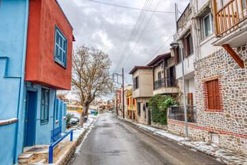 Fototapeta na wymiar Thessaloniki in wintertime, HDR Image