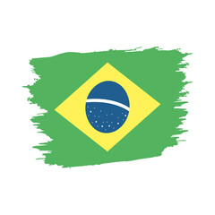 brazil flag waving