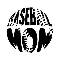 baseball mom inspirational quotes, motivational positive quotes, silhouette arts lettering design