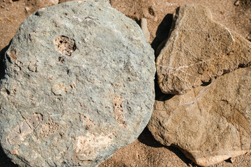 
Historical stone and rock ruins. Macro detailing photography.
