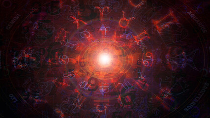 Astrology Horoscope Pattern Texture Background , Graphic Design