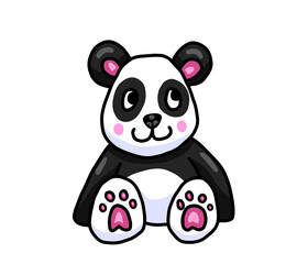 Stylized Cute Little Panda