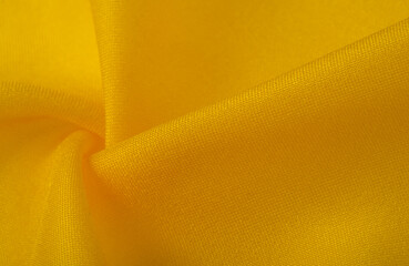 Bright yellow silk chiffon Mood, fluttering in the wind like a daisy, shines like a sunflower. Smooth hand of this satin-faced chiffon blends perfectly with your design ideas