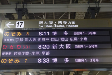 airport departures board