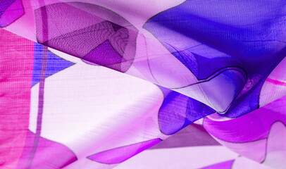 The background texture is an organza pattern - a light transpare