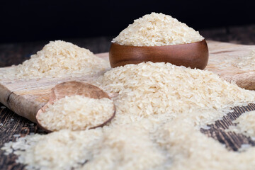 uncooked steamed rice for better taste and quality