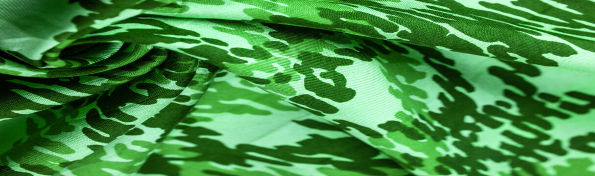 green silk fabric, abstraction, copyright print, military camouflage fleece fabric, your designs will allow you to be military, design, texture