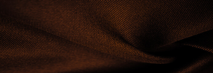 sepia silk fabric, this is silk satin weaving. Differs in density, smoothness and gloss of the front side, softness, Texture, background,