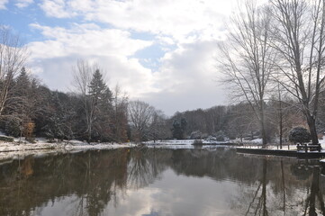 Lake in the winter