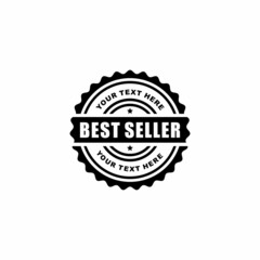 Best seller stamp seal icon vector illustration