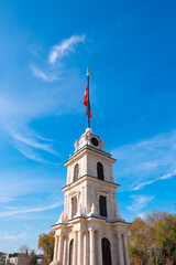 Tophane Clock Tower. Tophane or Nusretiye Clock Tower in Istanbul