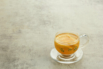 Jelly like Concentrate of Sweetened Citron Peel Used to Make Citron Tea