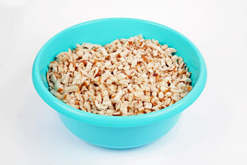 Semmelbrösel in der Schüssel