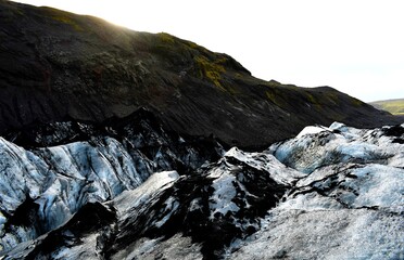 Part of the Sólheimajökull Glacier 