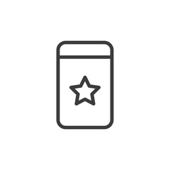 Bookmark icon on white background.