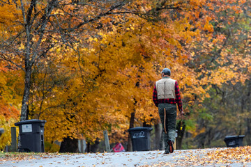 Fall fisherman