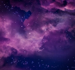 3d render illustration, Amazing and unique picture of starry sky