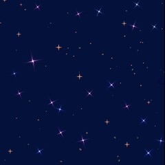 Fototapeta premium 3d render illustration, Amazing and unique picture of starry sky