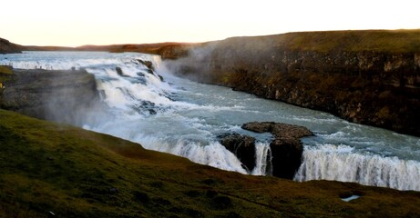 Gullfoss Waterfall 