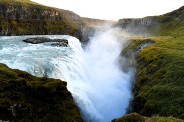 Fototapeta na wymiar Gullfoss Waterfall in Iceland 