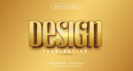 Fototapeta premium Three dimension text Design, editable style effect template