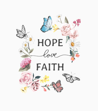 Download Faith Hope  A Pink Background With Black Lettering  Wallpapers com