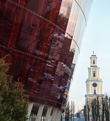 Liepaja music hall and church.