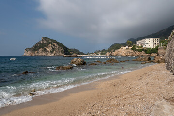 Coast of the island of Greece.