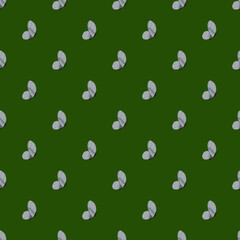 Butterfly pattern seamless in freehand style. Cute insect which fly in a meadow on colorful background. Vector illustration for textile.