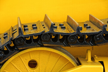 Fragment of the crawler mechanism.
