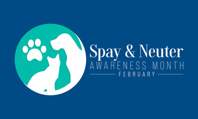 Spay and Neuter awareness month is observed every year in February, to celebrate the importance of animal birth control and encourages all guardians of dogs and cats to have them spayed or neutered.