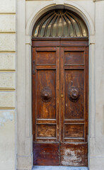 old wood door, rustical style.