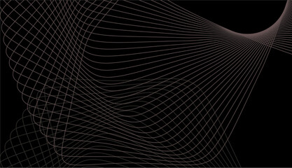  Brown and Black Psychedelic Linear Wavy Backgrounds