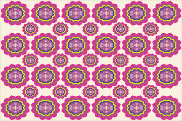 seamless pattern with flowers