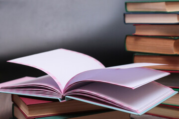 notebook on the table