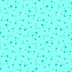water drops on blue background