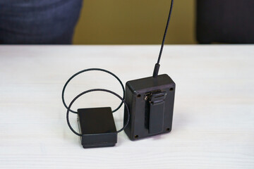 Monitoring system with an electronic bracelet. Penalty control gadget. Restriction of liberty and...