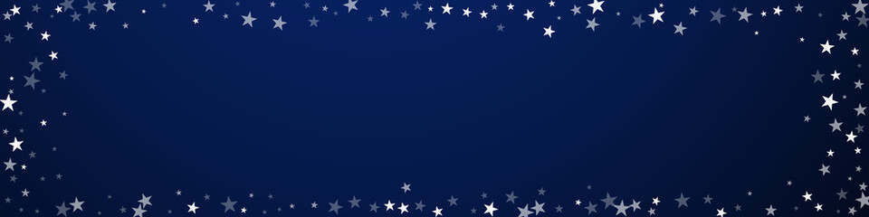 Random falling stars Christmas background. Subtle