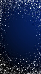 Amazing falling stars Christmas background. Subtle