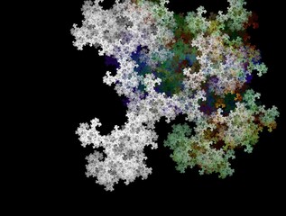 Imaginatory fractal abstract background Image