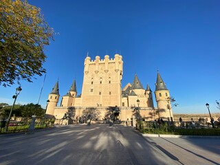 Fototapeta na wymiar Alcazar de Segovia, España