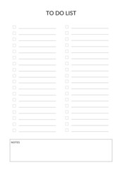 to do list. simple planner. classic business day planner modern planner template