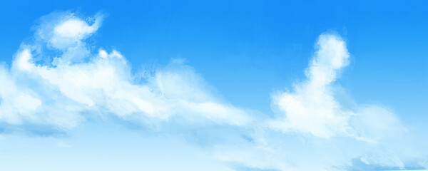 sunny day anime cloud painterly 1